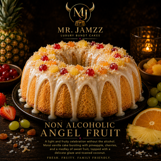 Non‑Alcoholic Fruit Angel Cake
