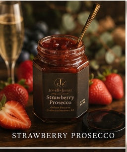 Strawberry Prosecco (with edible glitter)